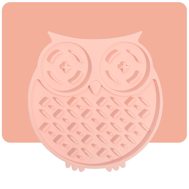 Coral Pink owl sticky mat