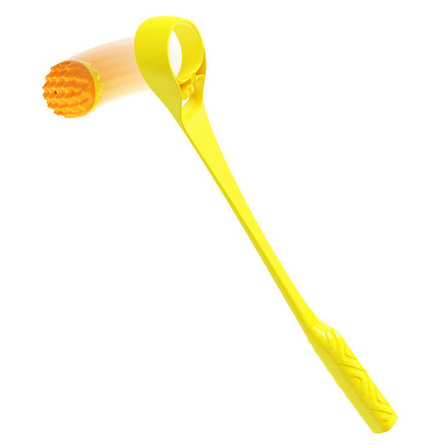 Yellow dog rod ball thrower